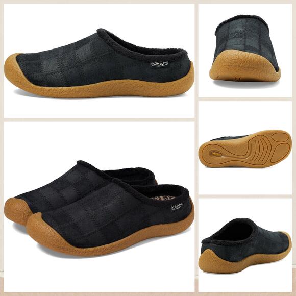 NIB Keen Howser Harvest Leather Slide Slip On Mule Clog Black 8 38.5 - Picture 2 of 11